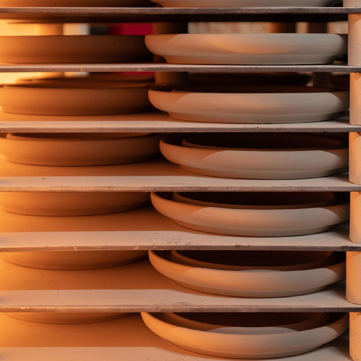 Töpferei Image-Fotografie Brennofen