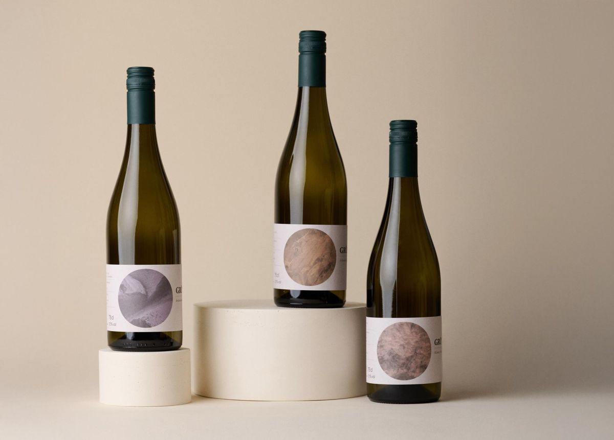 Grün Wein Produktfotografie